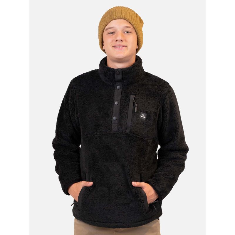 RIP CURL - Poleron Chiporro Flowza Negro Infantil Rip Curl - Negro