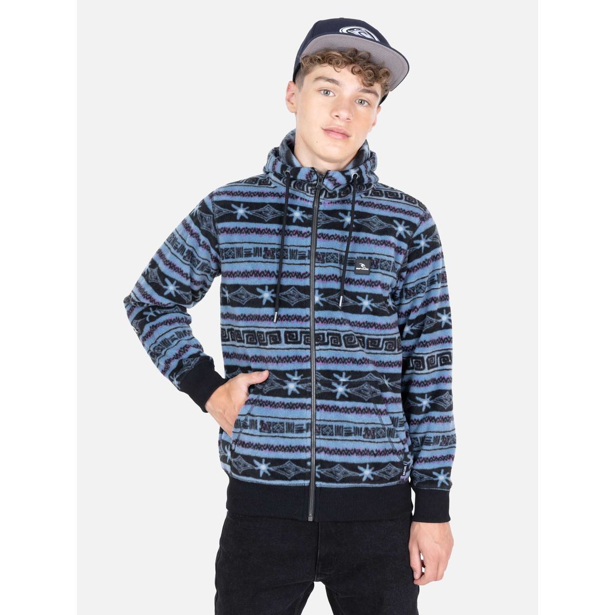 RIP CURL - Poleron Micropolar Brisea Multicolor Infantil Rip Curl - Multicolor