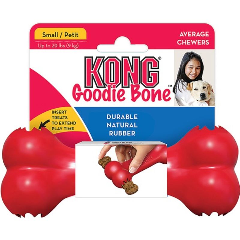 KONG - Kong Goodie Bone Hueso Rellenable Juguete Para Perro Talla S