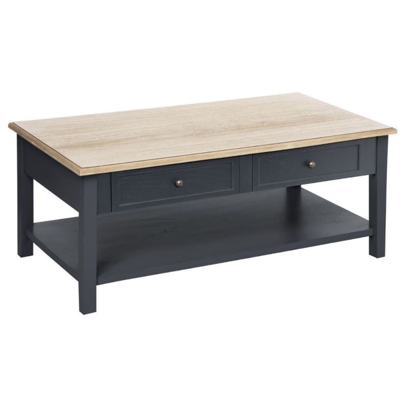 ATMOSPHERA - Mesa De Centro Damian 4 Cajones 110 X 60 X 45 cm Atmosphera