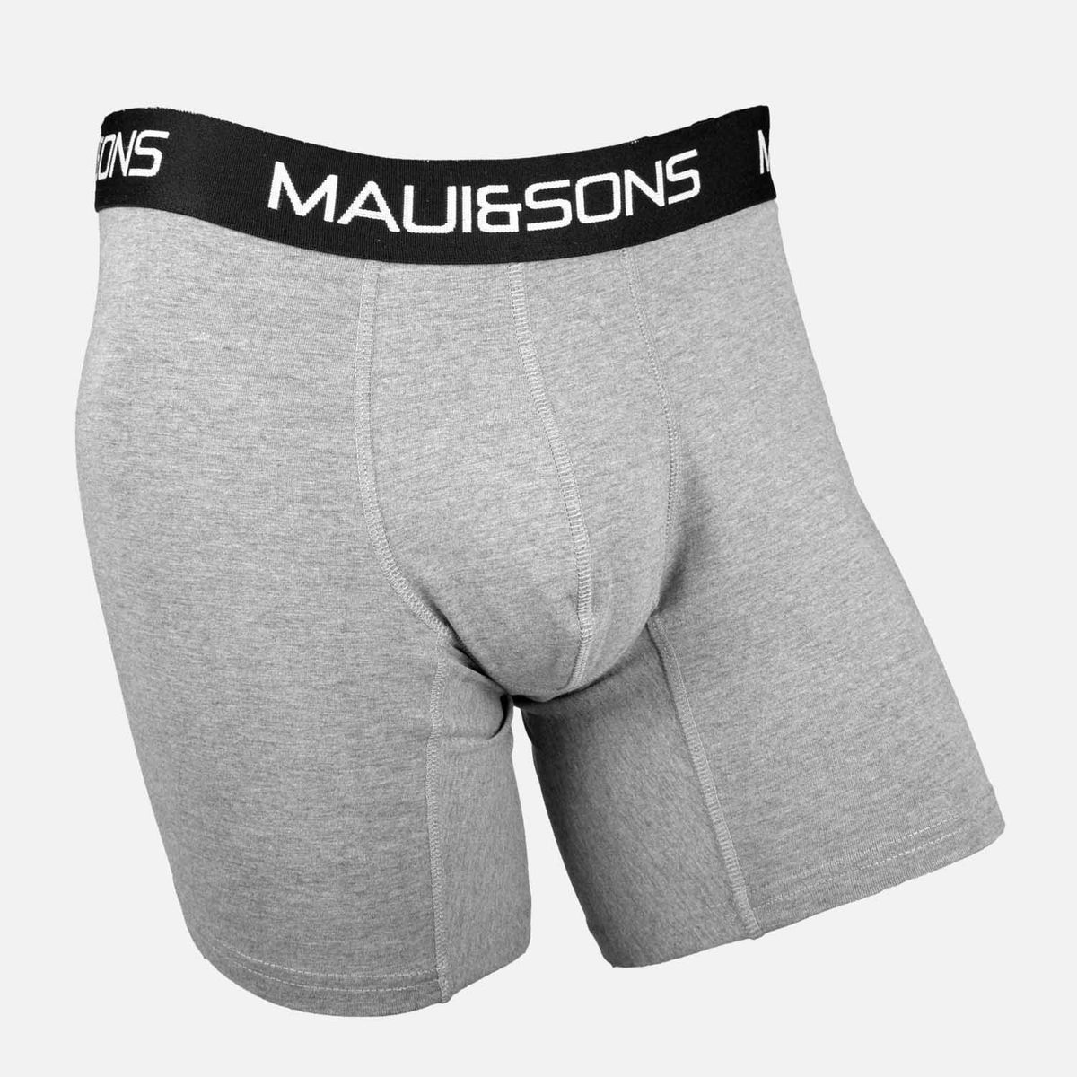 MAUI AND SONS - Boxer Kona Vibes Gris Hombre Maui and Sons - Gris