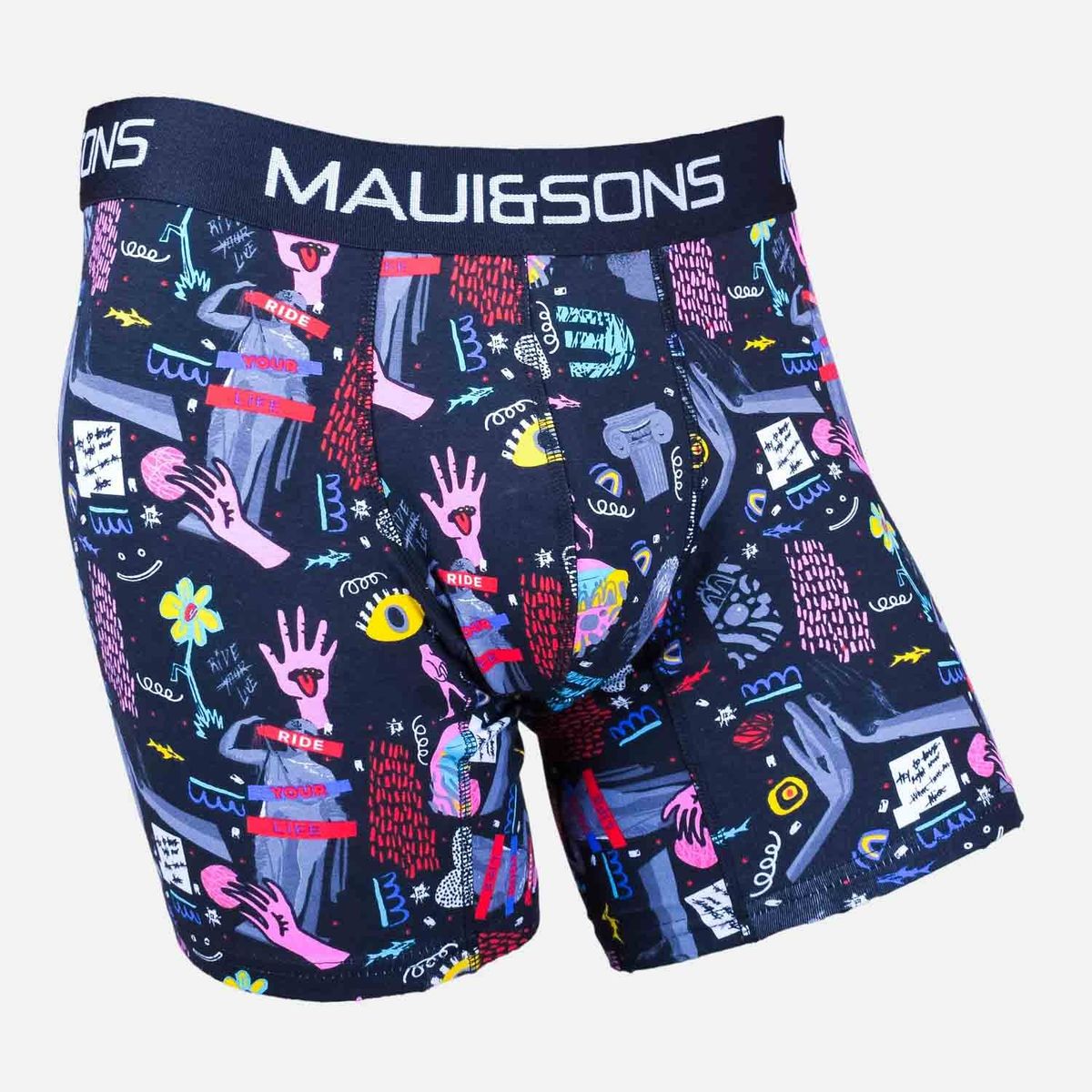 MAUI AND SONS - Boxer Lava Coast Multicolor Hombre Maui and Sons - Multicolor
