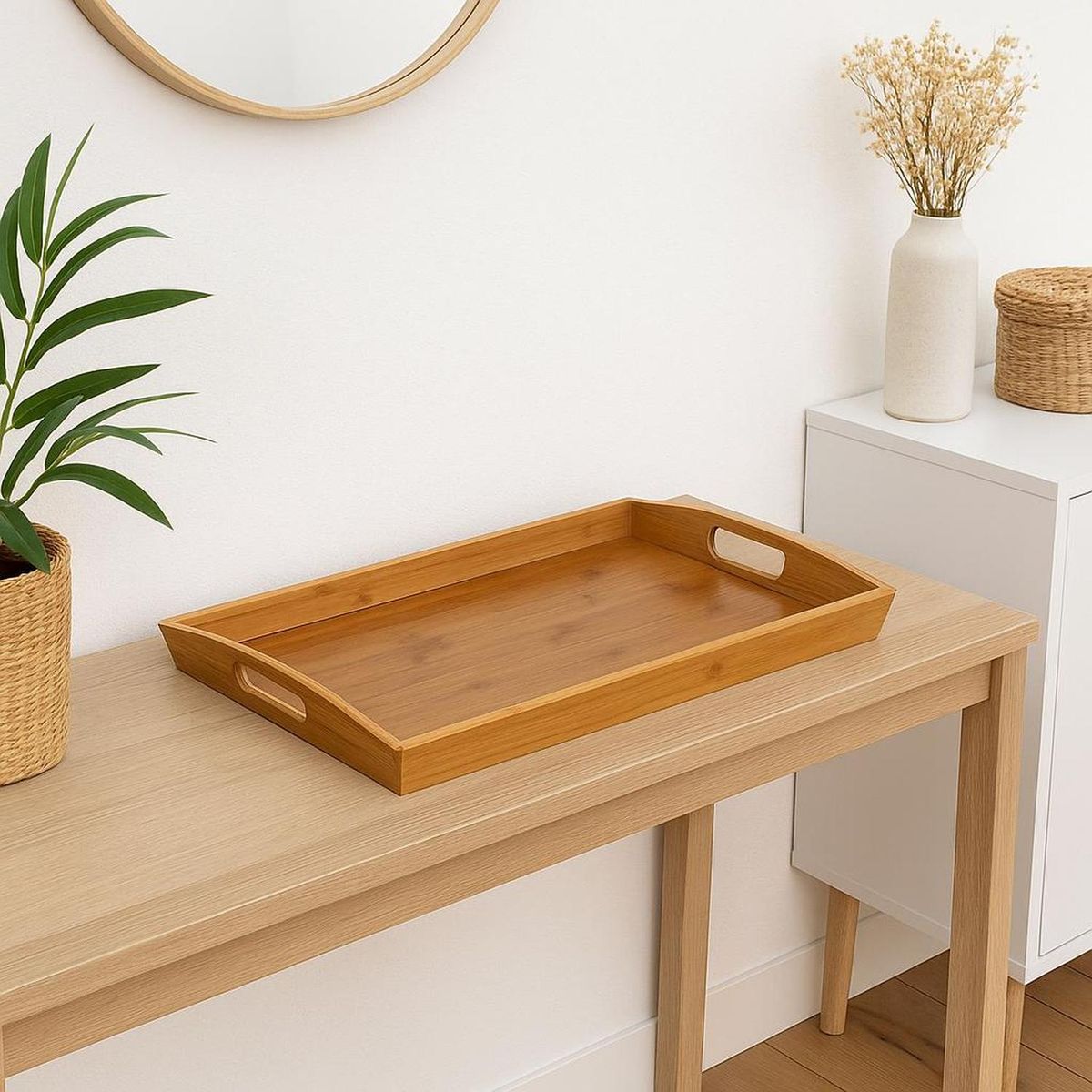 5FIVE - Bandeja Rectangular para Servir de Bambú 44x29 cm 5Five