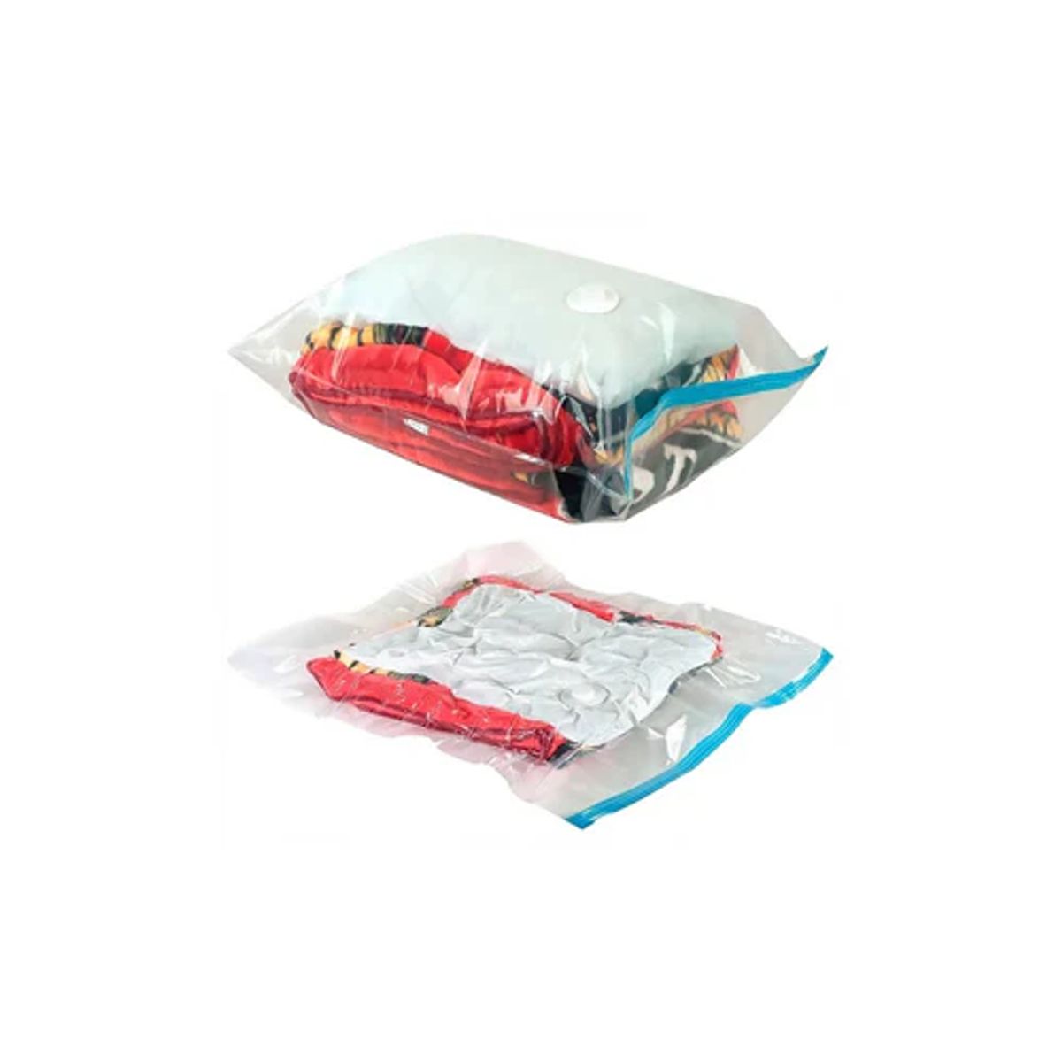 MOVI - PACK DE 6 BOLSAS GUARDA ROPA  AL VACIO- TRANSPARENTE