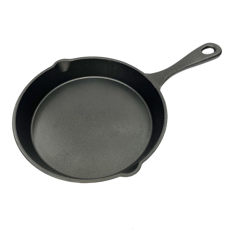 GENERICO - Sartén de Hierro Fundido 35,5 cm medida incluye mango