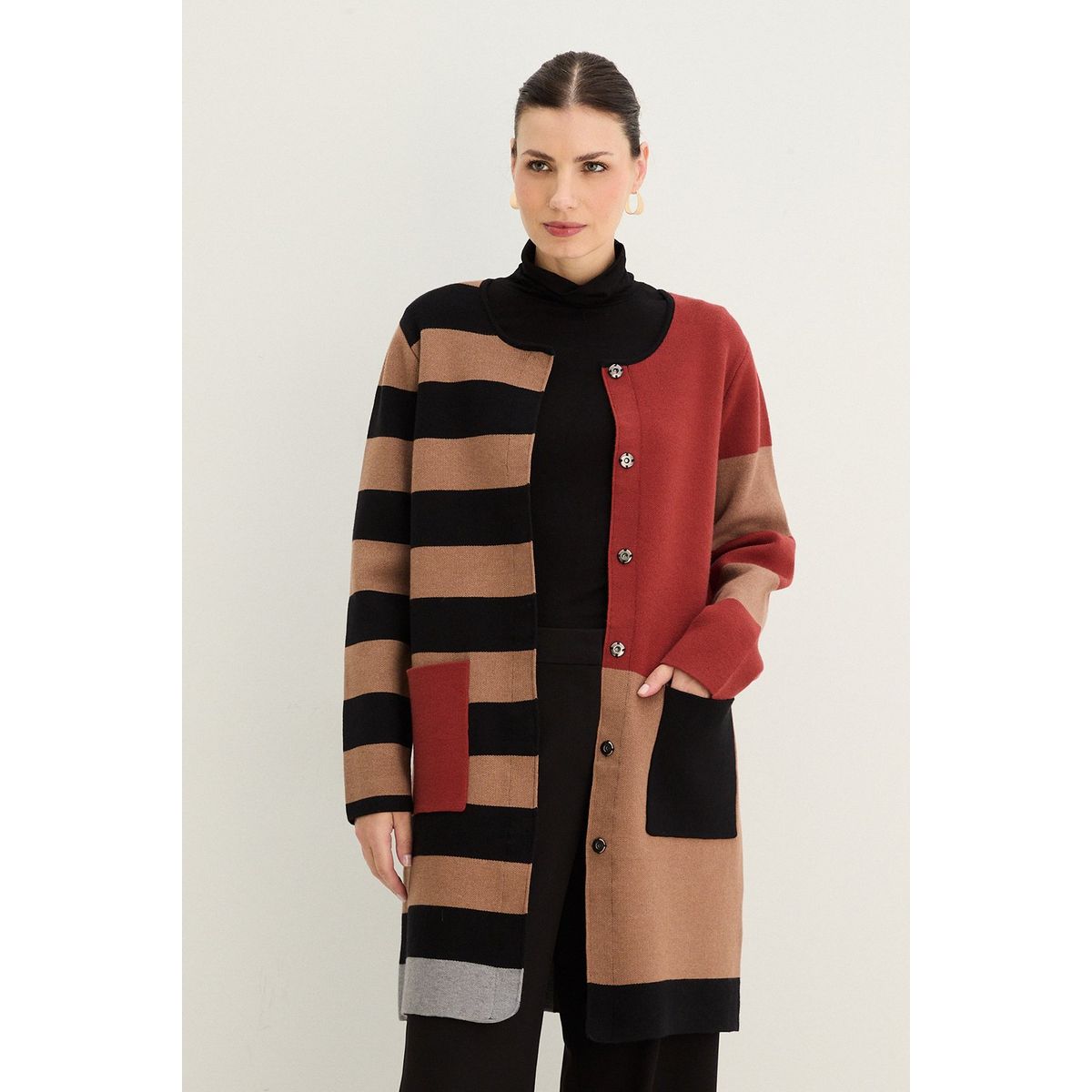 MA GRIFFE - Chaqueton Beige Mujer Magriffe