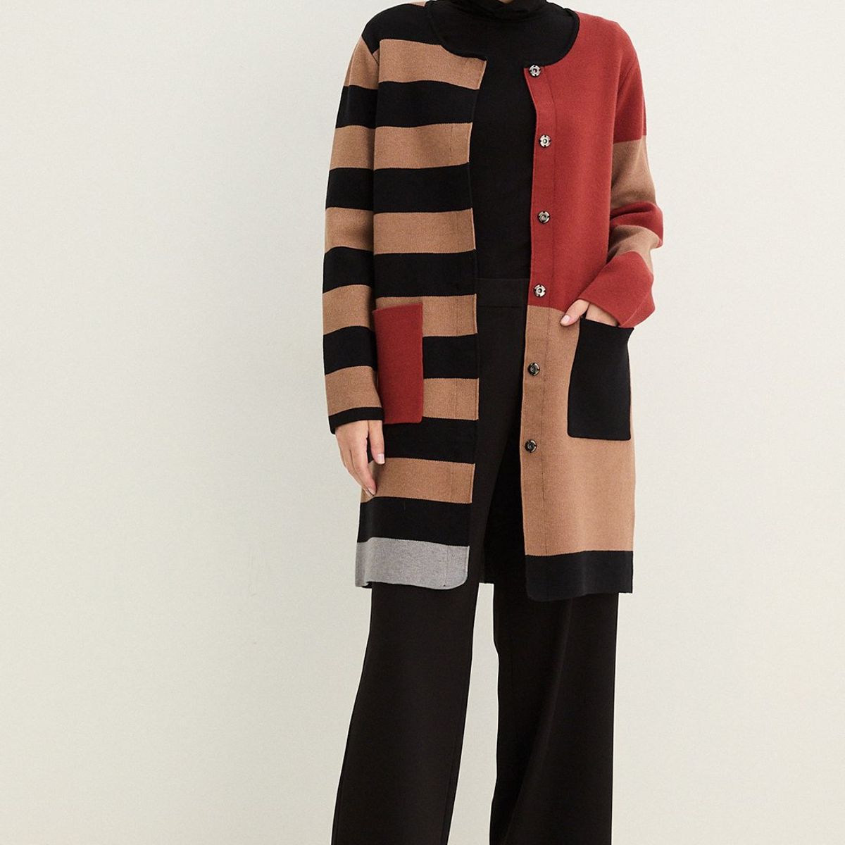 MA GRIFFE - Chaqueton Beige Mujer Magriffe