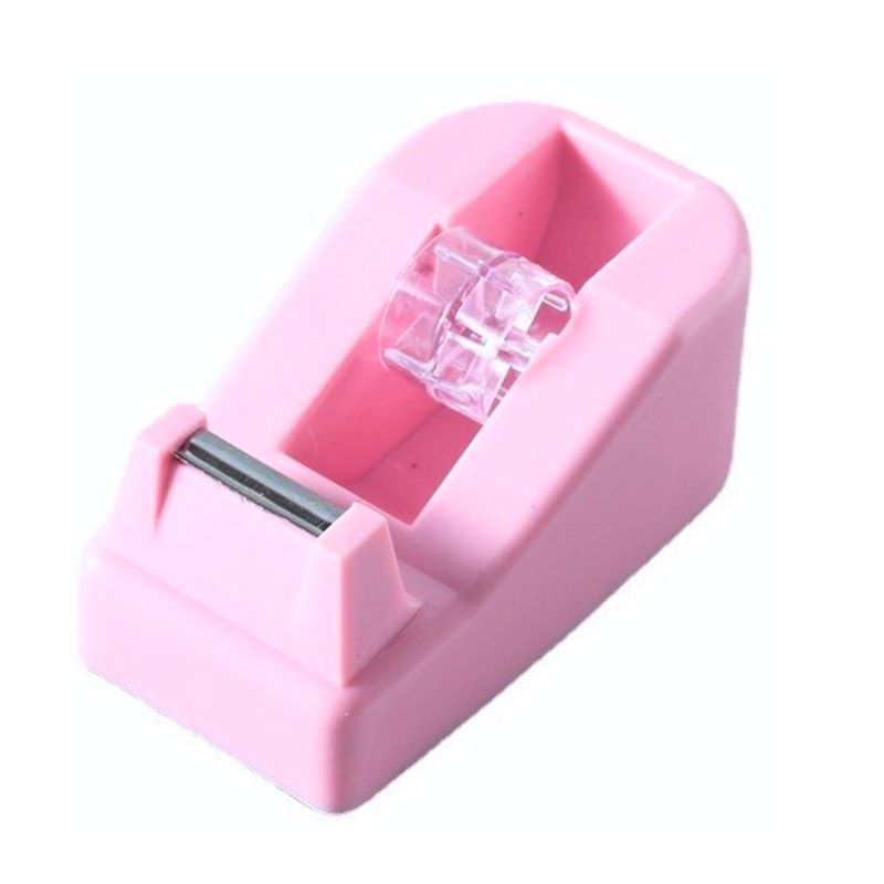 GENERICO - Dispensador Huincha Cinta Adhesiva Kawaii Colores Pasteles