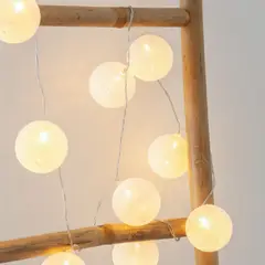 ATMOSPHERA - Guirnalda Led 10 Bolas Blanco 165 cm