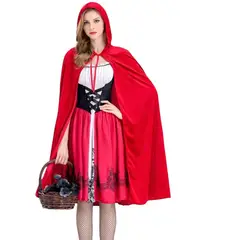 GENERICO - Capa disfraz Rojo Mujer