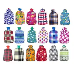 GENERICO - Pack 4 Guateros Con Funda De Polar 2l Diseños Calefacción mano pie