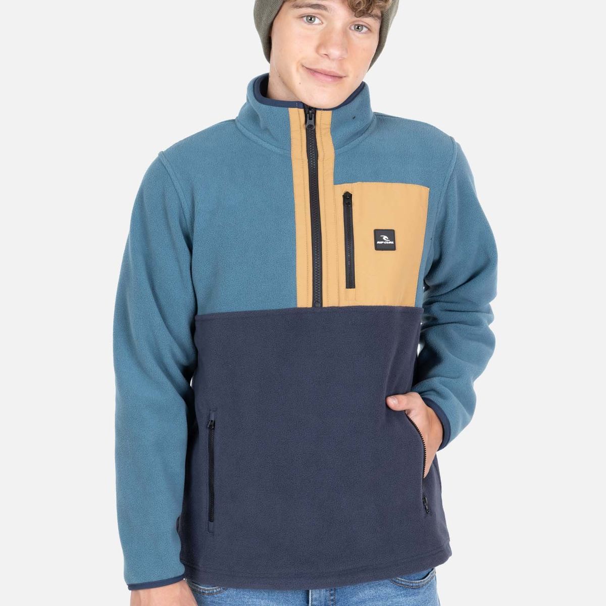 RIP CURL - Poleron Micropolar Mareva Azul Infantil Rip Curl - Azul