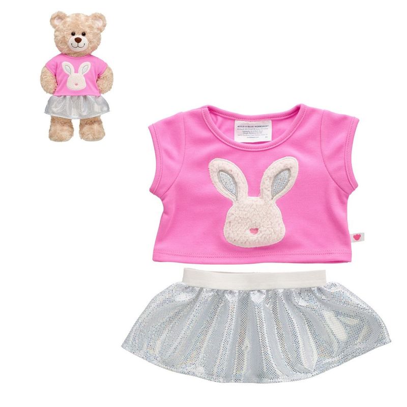 BUILD A BEAR - SET FALDA Y POLERA CONEJO 25  BUILD-A-BEAR
