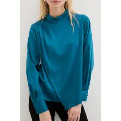 ASH - Blusa Lisa Azul