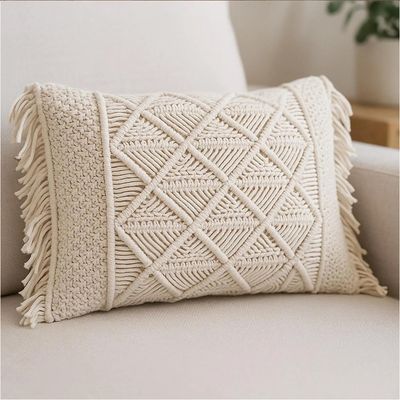 Imagen 2 del producto Cojín Decorativo de Macrame 30x50 cm