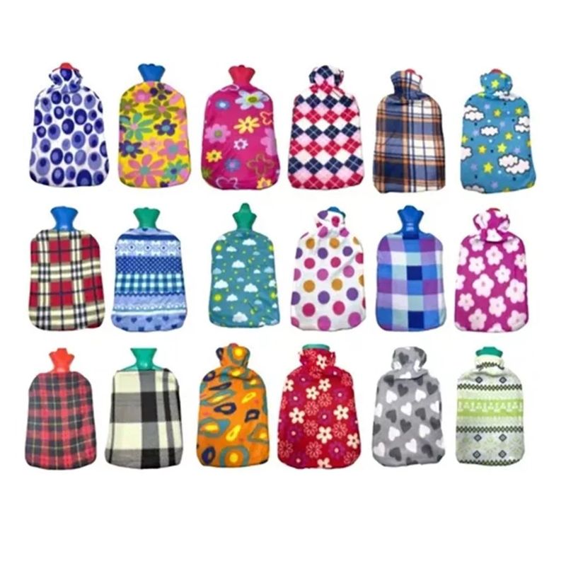 GENERICO - Pack 10 Guateros Con Funda De Polar 2l Diseños Calefacción mano pie