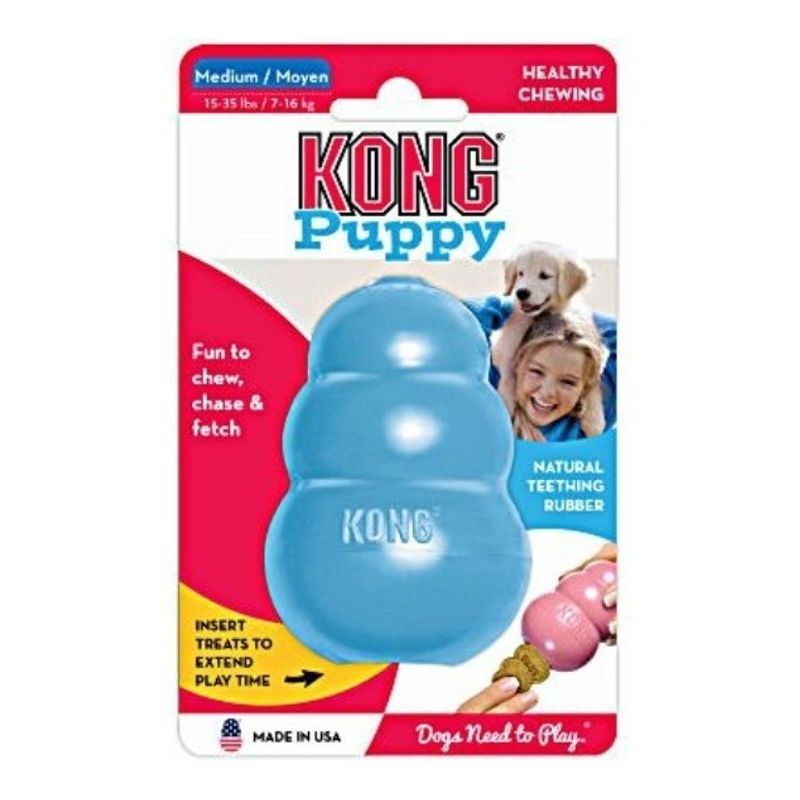 KONG - Juguete Kong Puppy Para Perros Cachorros Talla M 7-16 Kg