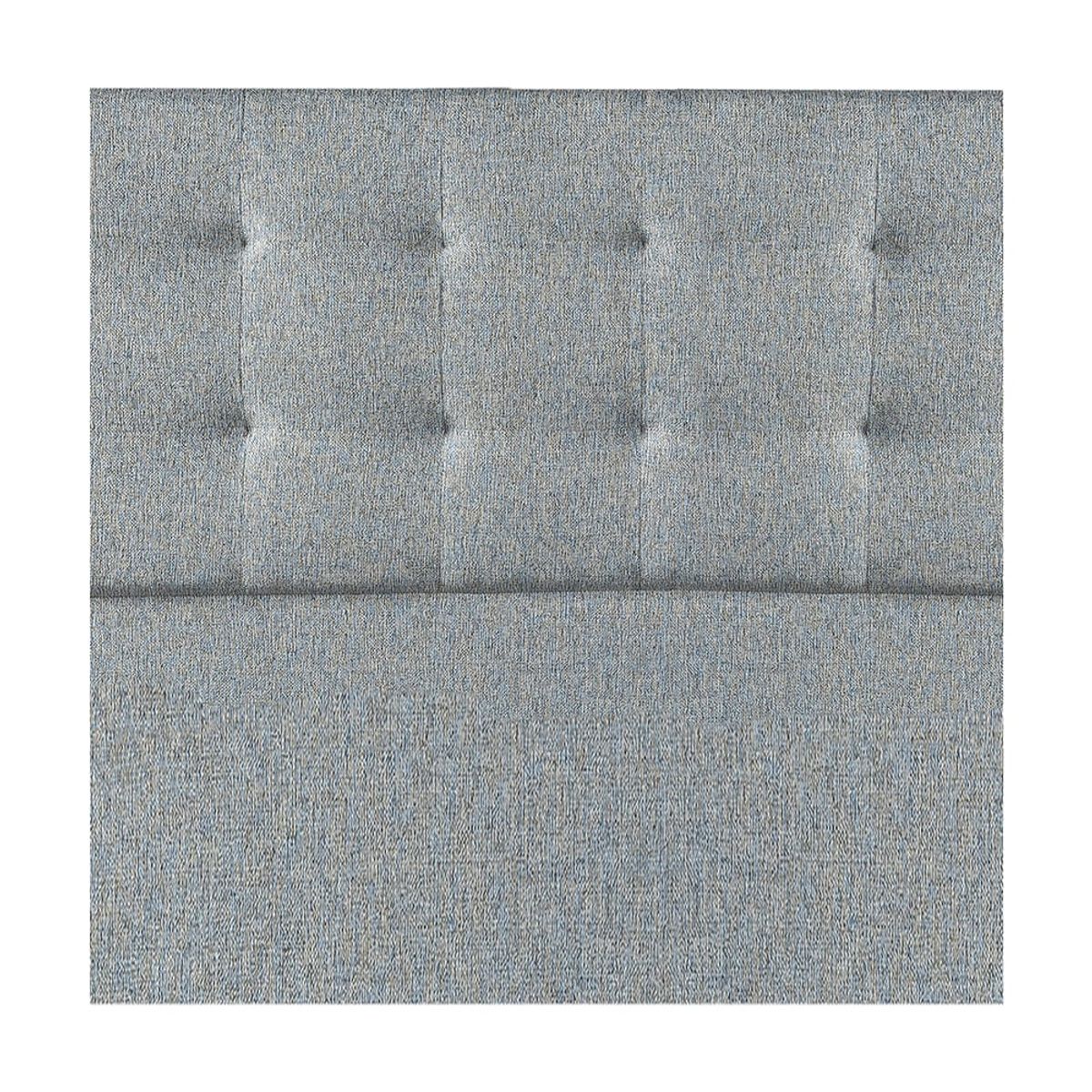 SIMMONS - Cama Europea Sunset 1.5 Plazas respaldo Tignes plata