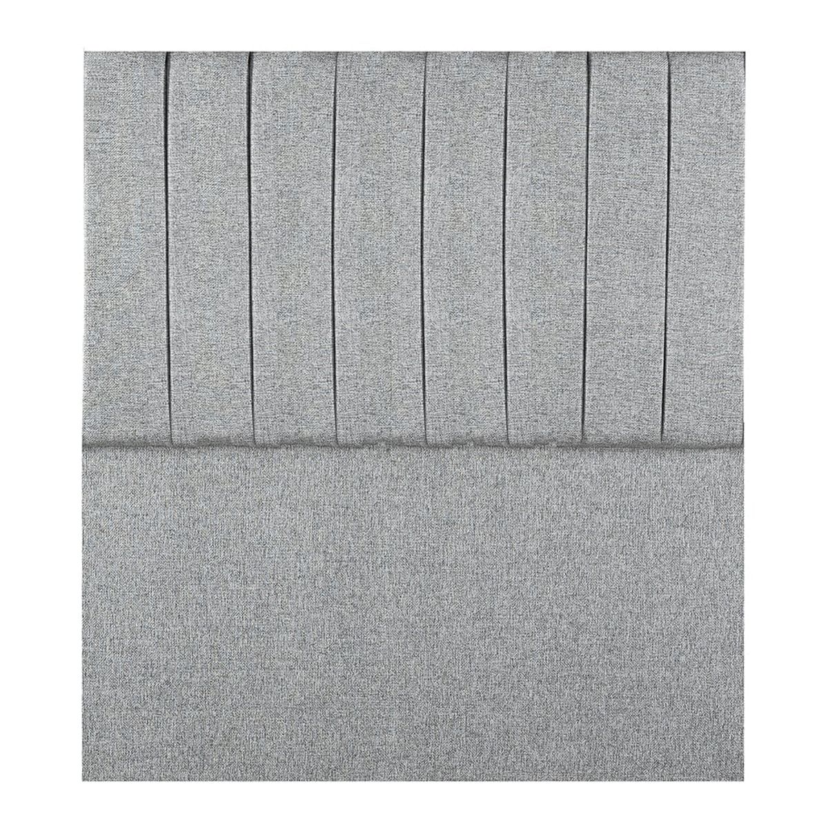 SIMMONS - Cama Europea Sunset 1.5 Plazas respaldo Tibet plata