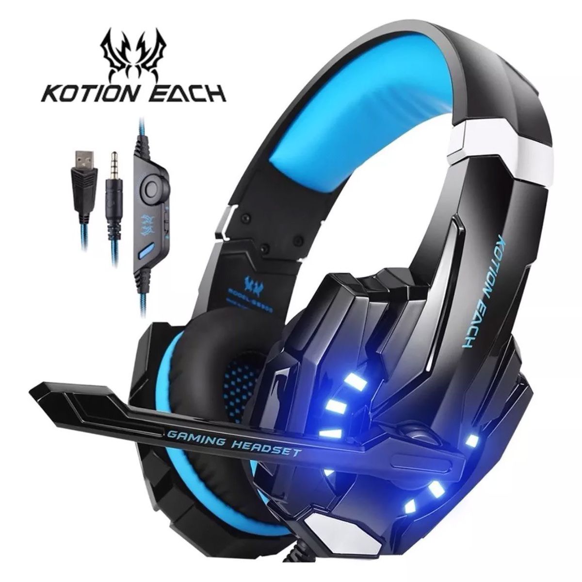 GENERICO - Auriculares Gamer con Micrófono Kotion Each G9000
