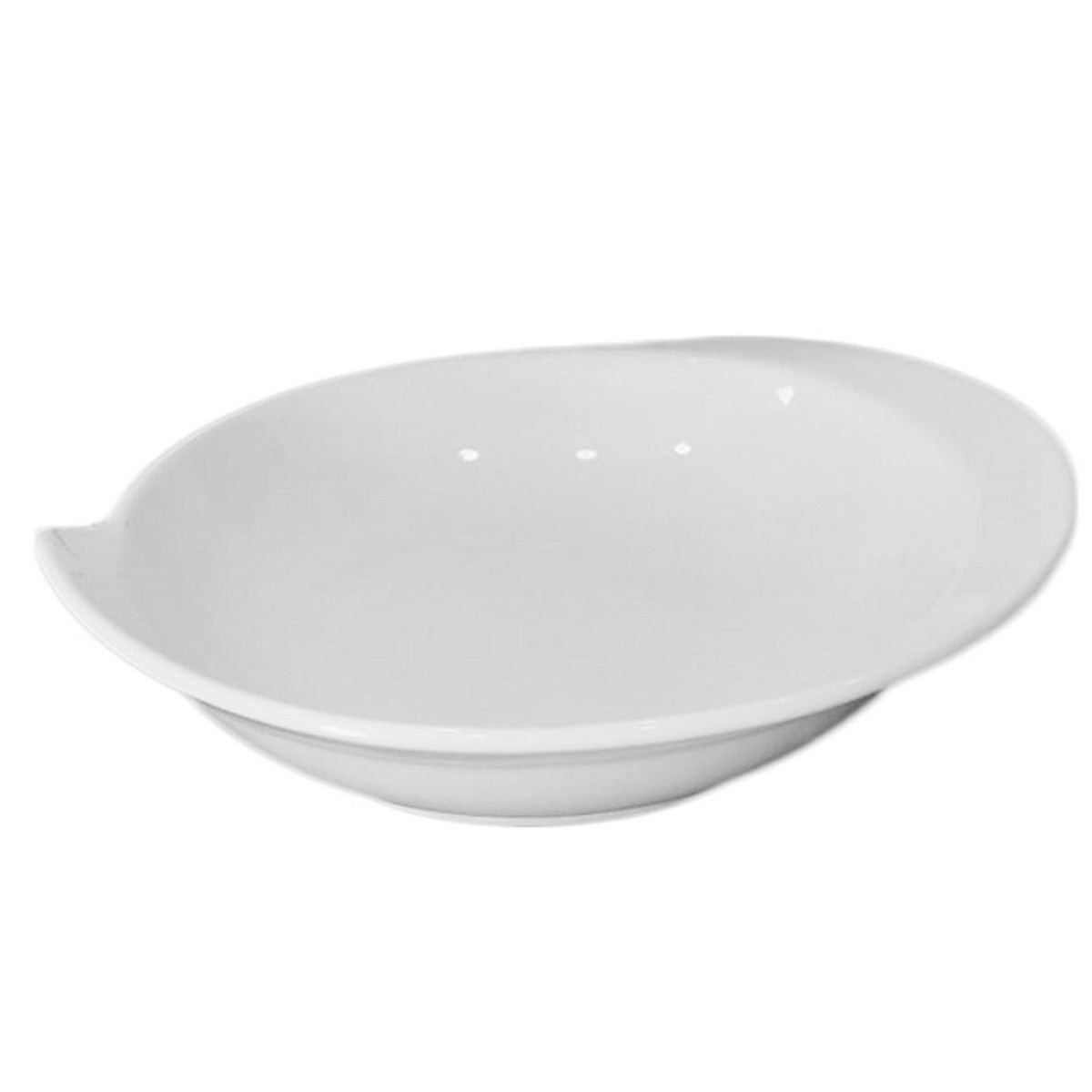 GENERICO - Plato Hondo Porcelana blanca Future 24cm Set 6 piezas