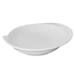 GENERICO - Plato Hondo Porcelana blanca Future 24cm Set 6 piezas