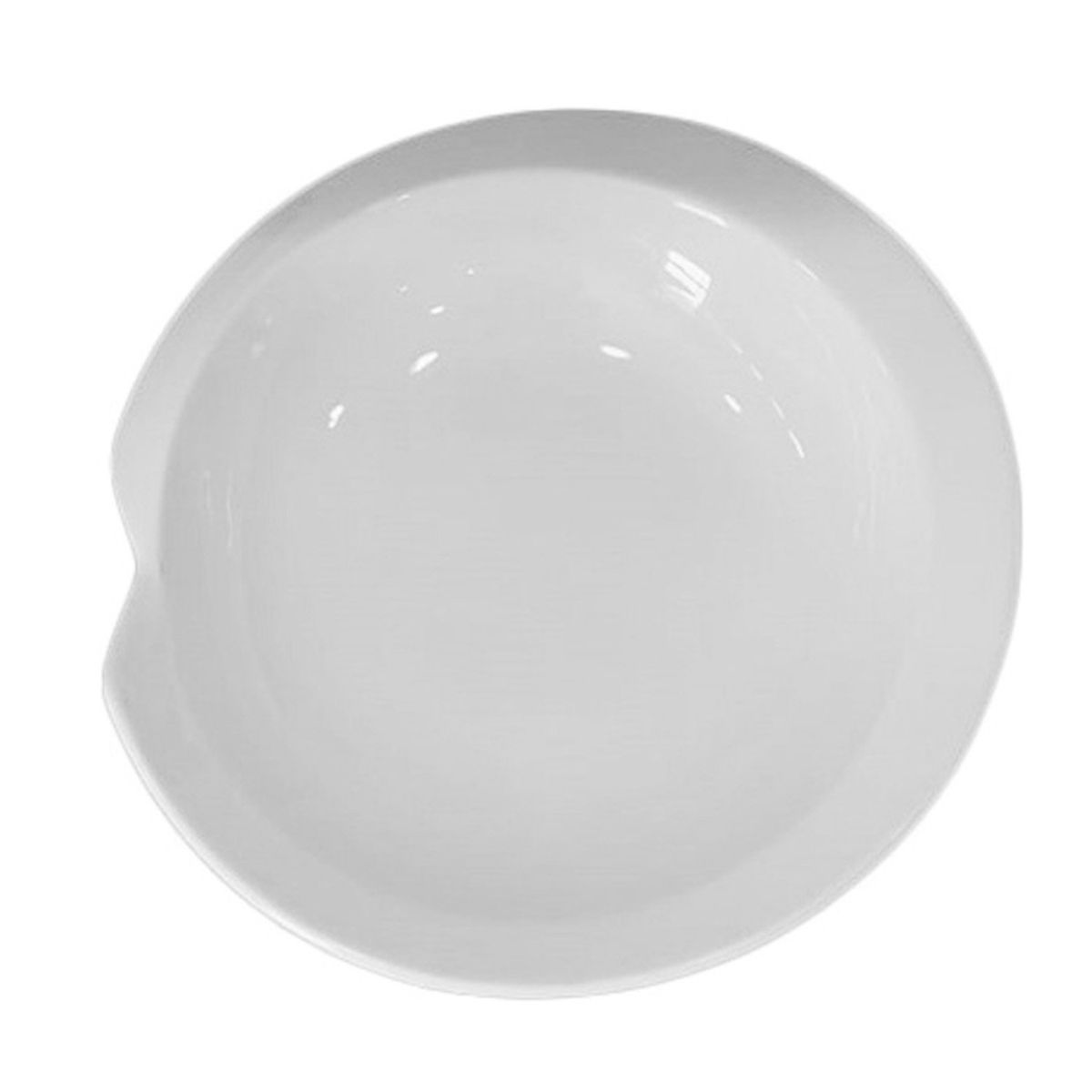 GENERICO - Plato Hondo Porcelana blanca Future 24cm Set 6 piezas