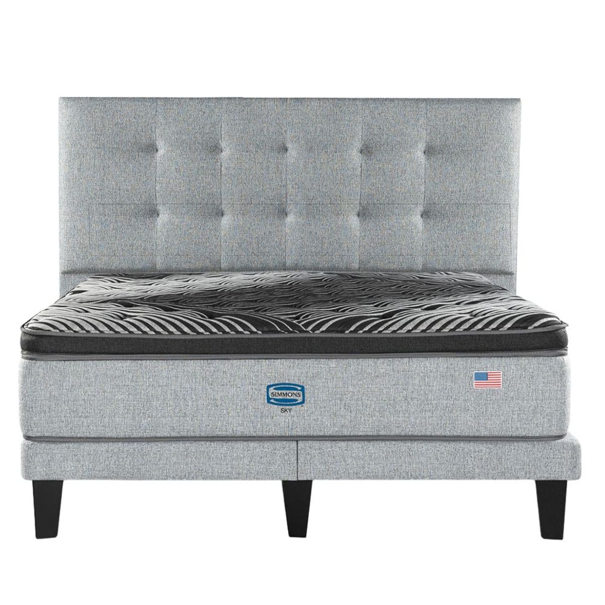 SIMMONS - CAMA EUROPEA SIMMONS SKY king RESPALDO Tignes