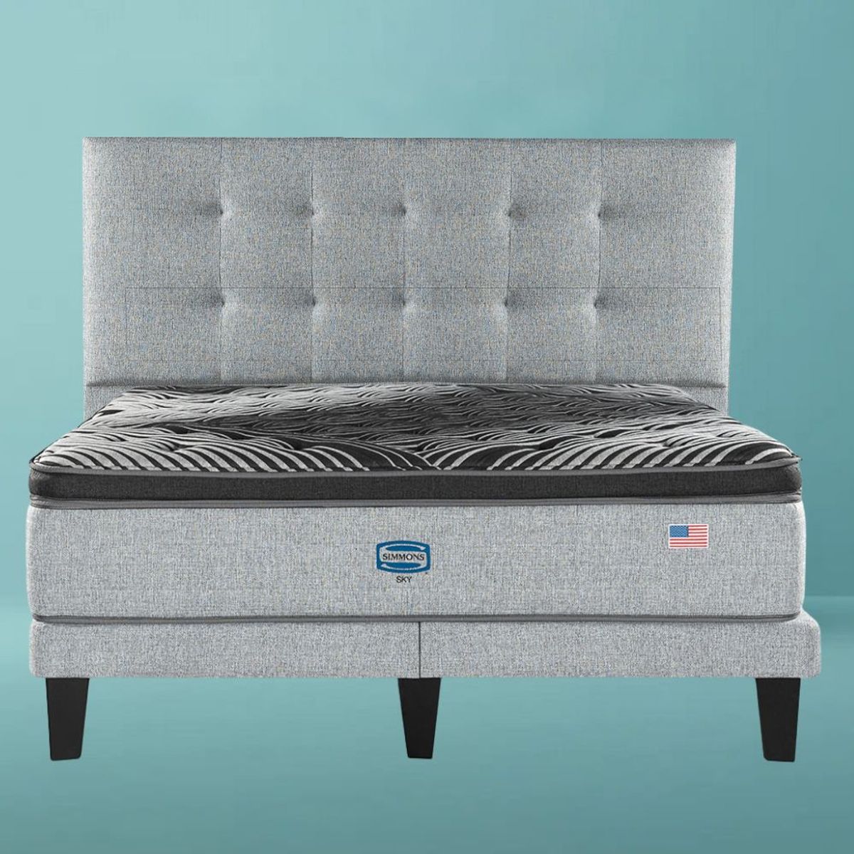 SIMMONS - CAMA EUROPEA SIMMONS SKY king RESPALDO Tignes