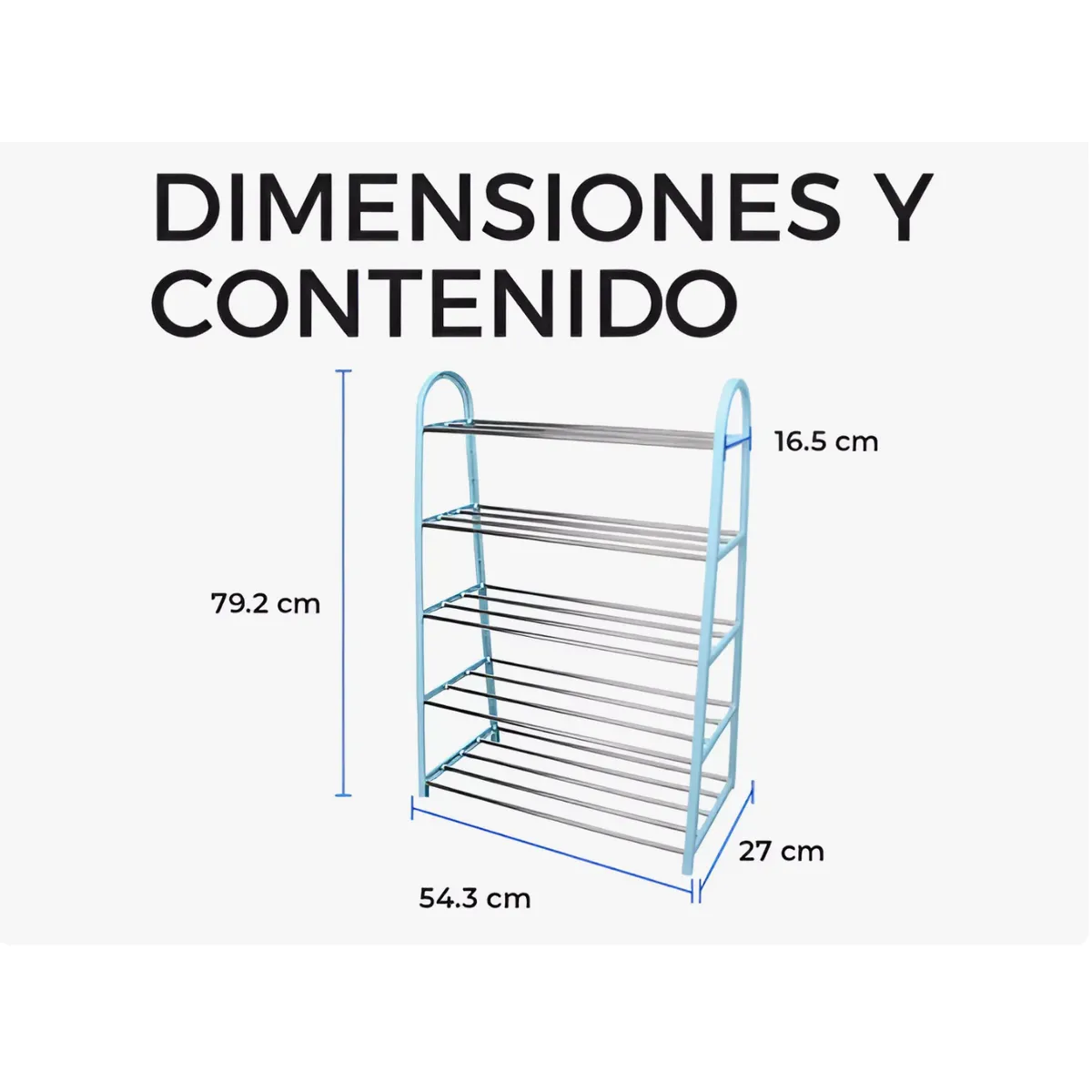 GENERICO - Rack Zapatero Organizador Calzados 10 Pares Agregar a favoritos