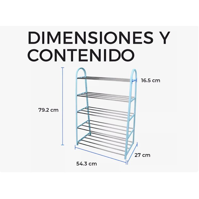 GENERICO - Rack Zapatero Organizador Calzados 10 Pares Agregar a favoritos