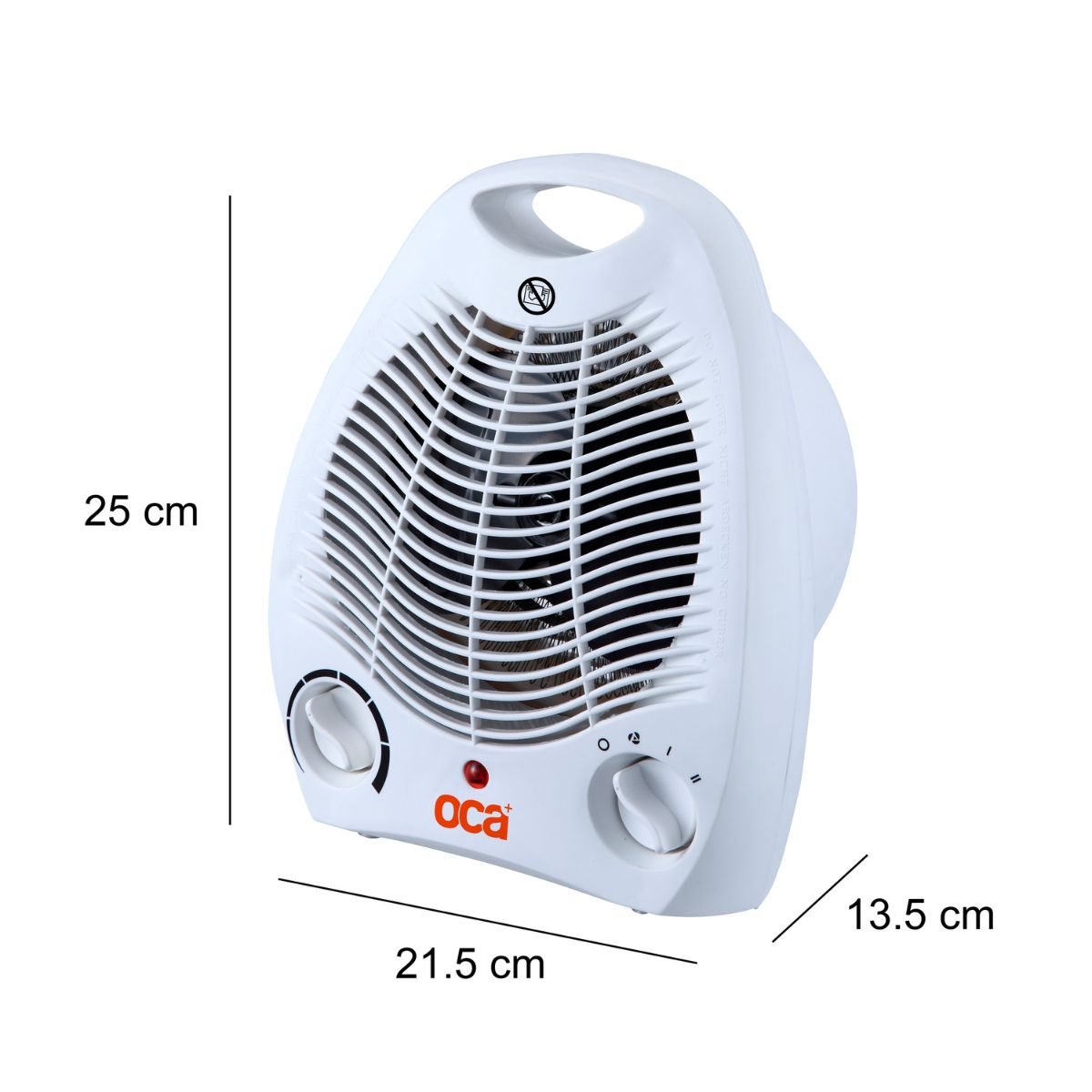 GENERICO - Termoventilador 2000 W MT2025-03 Blanco OCA