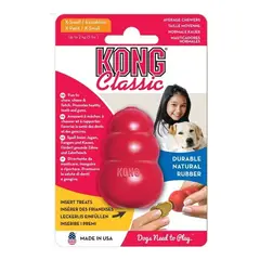 KONG - Juguete Classic Para Mascotas Perros Talla Xs Hasta 2kg