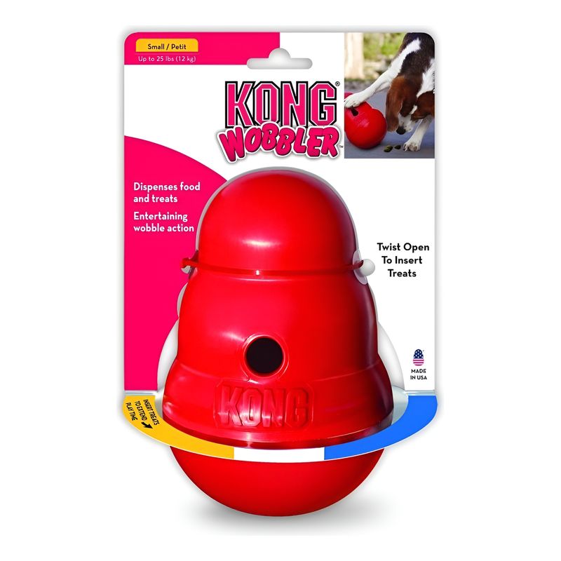 KONG - Juguete Kong Interactivo Wobbler Talla S Para Perro Max 12kg