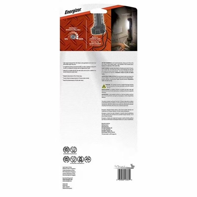 ENERGIZER - Energizer Linterna Trabajo Hard Case 550 Lúmenes
