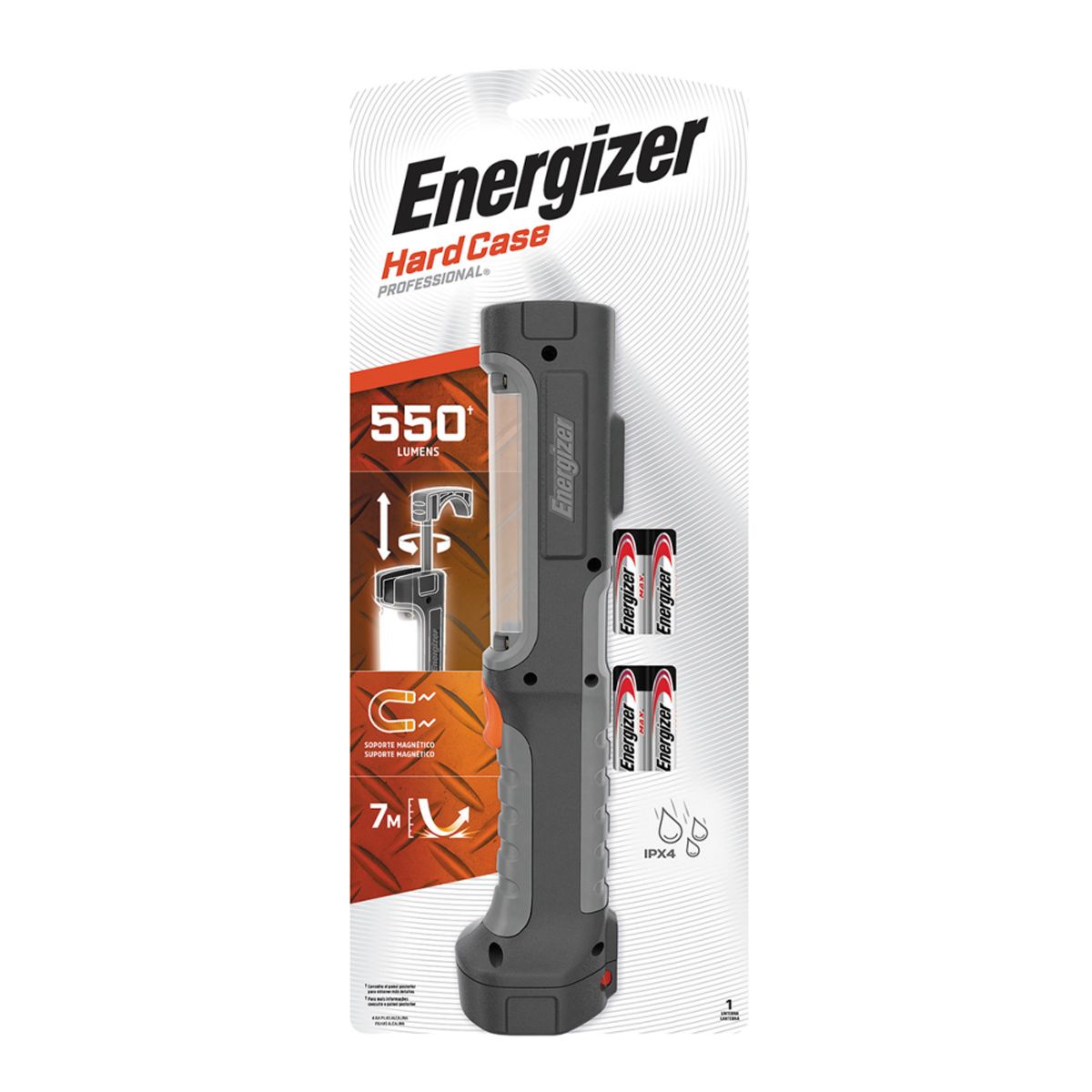ENERGIZER - Energizer Linterna Trabajo Hard Case 550 Lúmenes