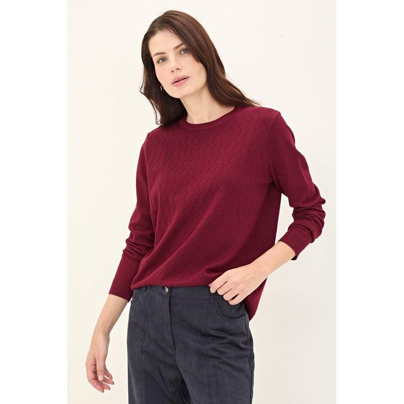 MA GRIFFE - Sweater Burdeo Mujer Magriffe