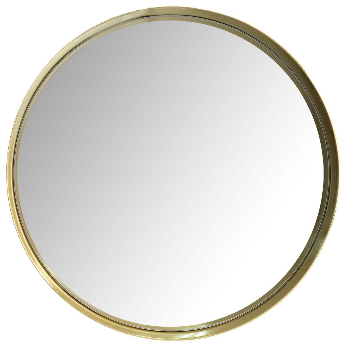 RONDA - Espejo Redondo Metalico Gold 50x50 cm