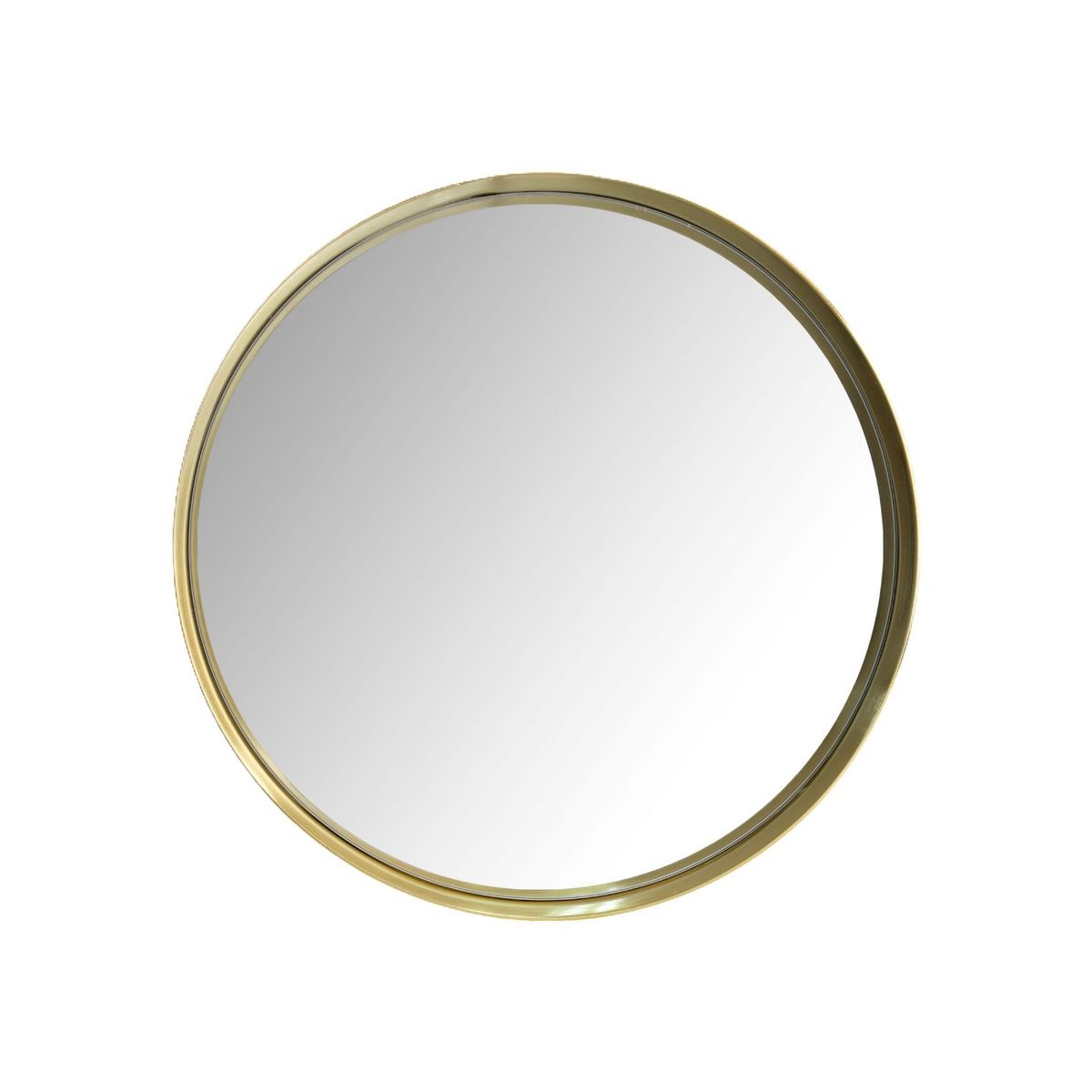 RONDA - Espejo Redondo Metalico Gold 50x50 cm