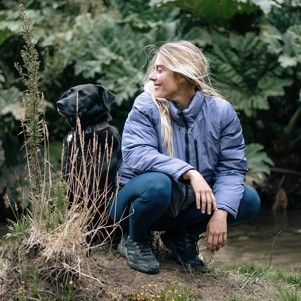 KANO - Parka Reversible Mujer Negro / Morado Kano Alerce