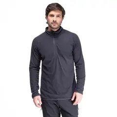 KANO - Poleron Hombre Nano Fleece Gris Tineo Deportivo