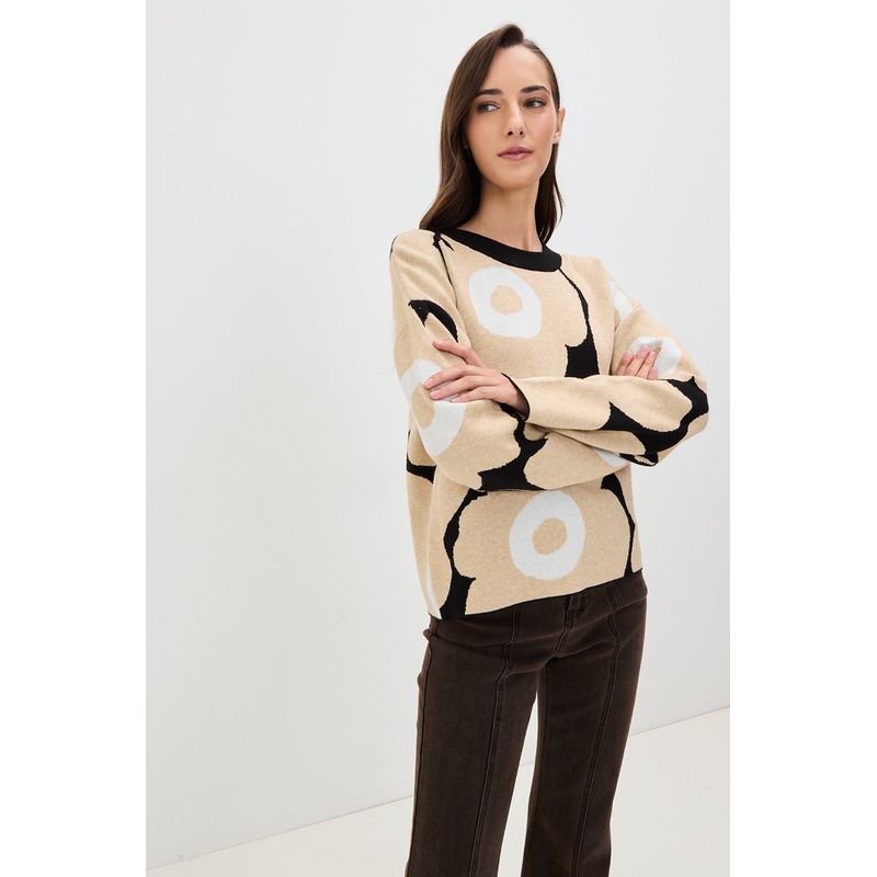 IO - Sweater Negro Mujer Io