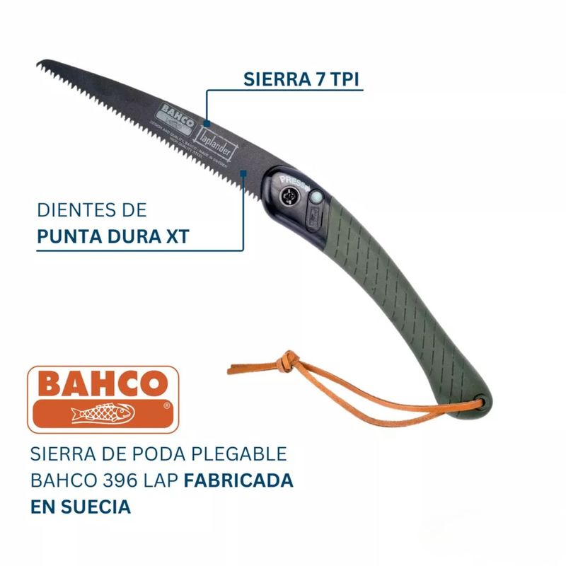 BAHCO - Cuchillo Camping Outdoor Caza Mas Sierra Bahco