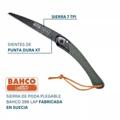 BAHCO - Cuchillo Camping Outdoor Caza Mas Sierra
