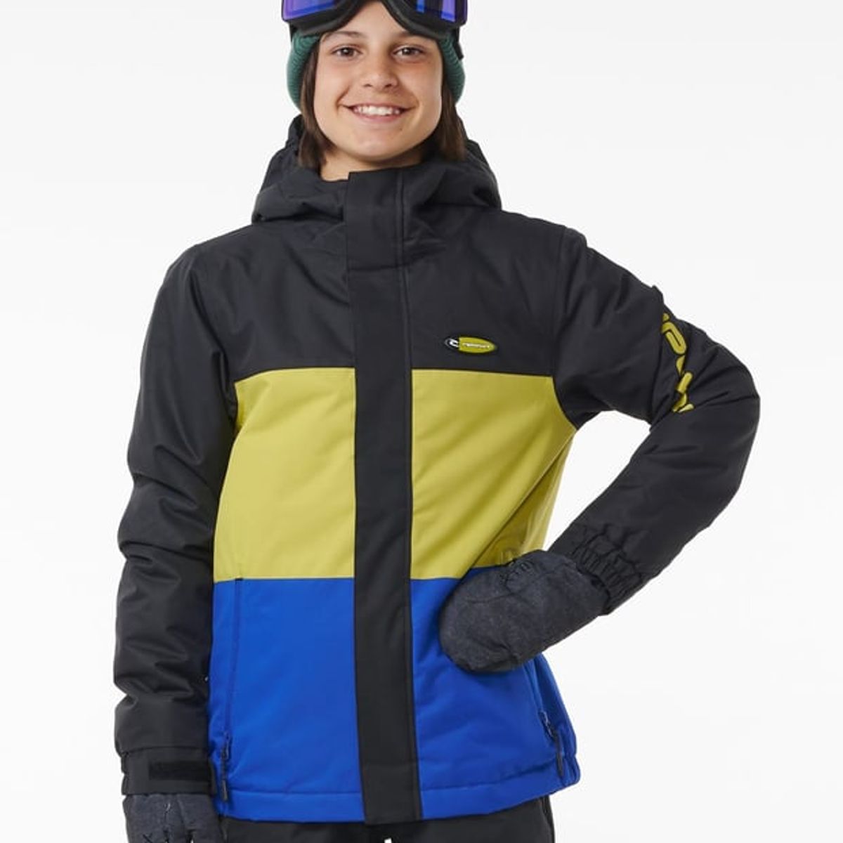 RIP CURL - Parka Snow Palmwave Azul Infantil Rip Curl - Azul