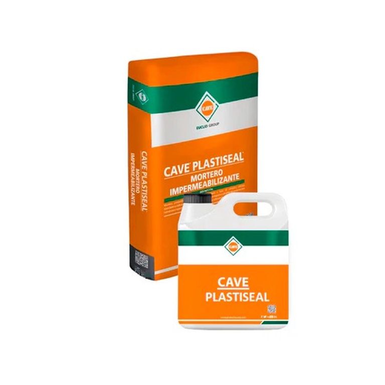 PLASTISEAL - Impermeabilizante Bicomponente Gris, Kit 18 Kg
