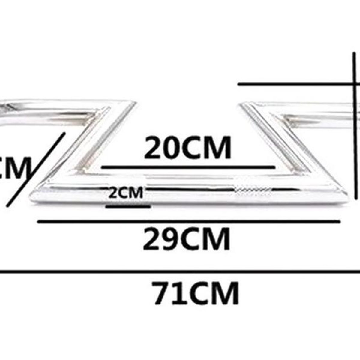 GENERICO - Manubrio Chopper - Tipo Z Negro