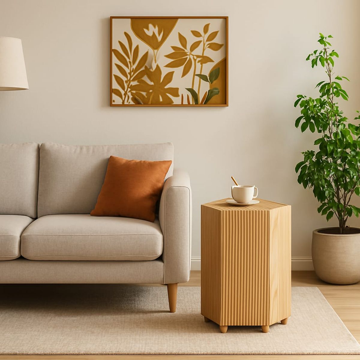 GENERICO - Mesa hexagonal lateral