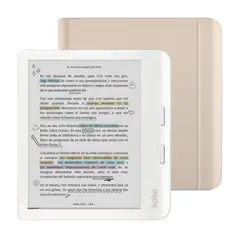 KOBO - Lector e Reader Libra Colour Blanco con Funda SleepCover Beige