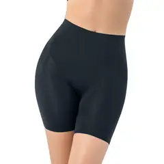 LEONISA - Short de control ultraplano efecto invisible 092062 Negro